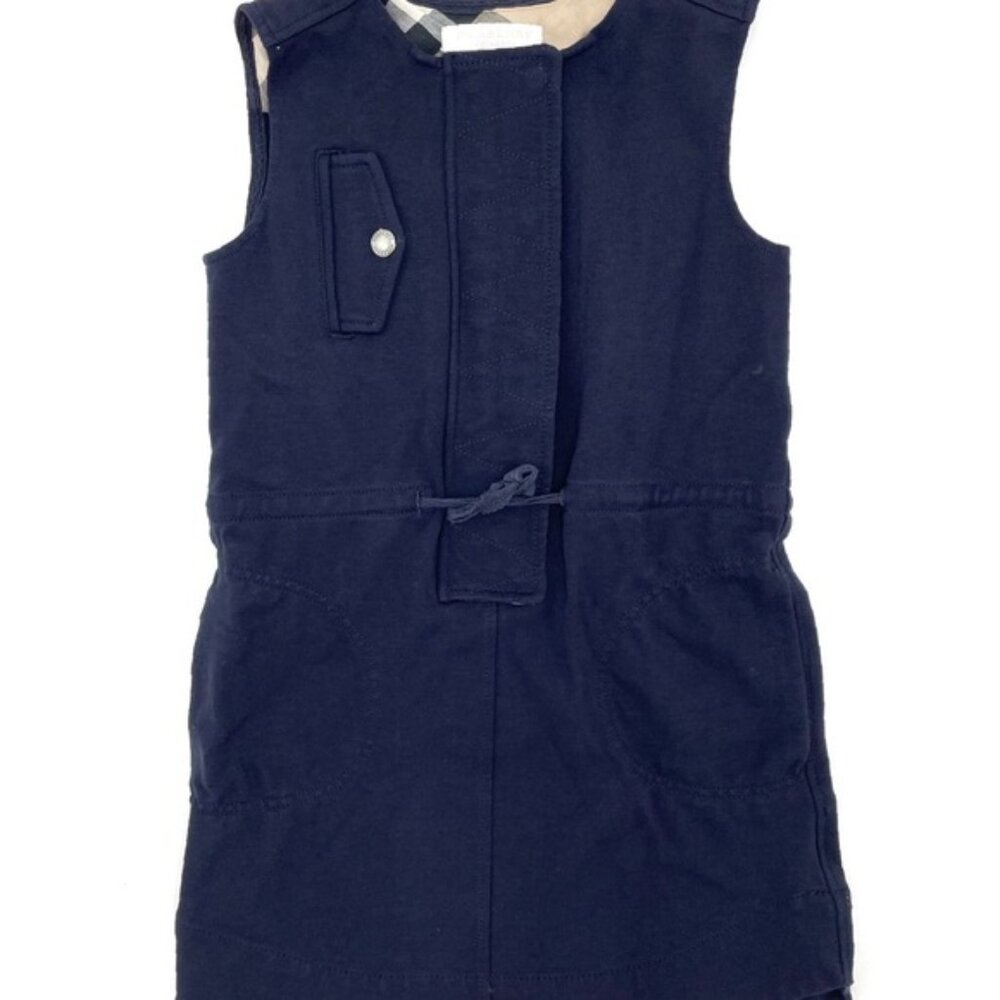 Burberry Kids Navy Sleeveless Dress size 6
